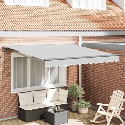vidaXL Markisenrahmen Verstellbar Anthrazit 3,5 x 2,5 m Stahl - Anthrazit vidaXL Markisenrahmen Verstellbar Anthrazit 3,5 x 2,5 m Stahl - Anthrazit