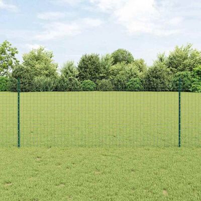 Vidaxl Gartenzaun U-Form 5 Pfosten Grün - Gartengitter Vidaxl Gartenzaun U-Form 5 Pfosten Grün - Gartengitter