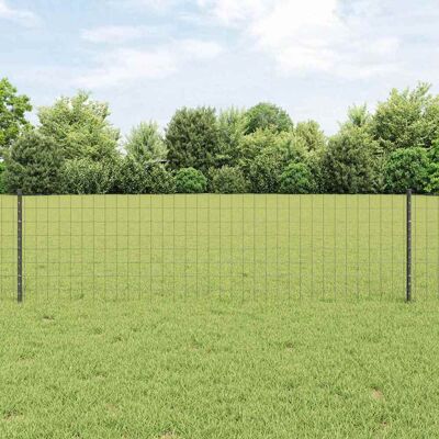 vidaXL Metallzaun Set 3 Stück Grau 50x0,6m - Zaun vidaXL Metallzaun Set 3 Stück Grau 50x0,6m - Zaun