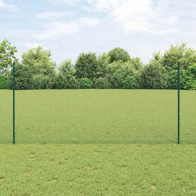 vidaXL Gartenzaun 11 U-Posts Grün 1.2x25m Stahl vidaXL Gartenzaun 11 U-Posts Grün 1.2x25m Stahl