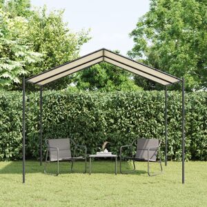 vidaXL Gartenpavillon Beige 3x3 m Stahl und Stoff - Beige