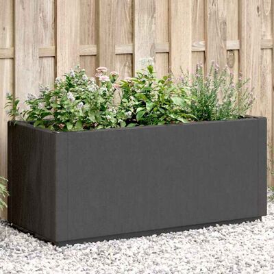 vidaXL Pflanzkübel Dunkelgrau 80x36x35 cm PP - Grau vidaXL Pflanzkübel Dunkelgrau 80x36x35 cm PP - Grau