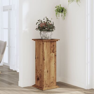 vidaXL Pflanzenständer Altholz-Optik 33x33x80 cm Holzwerkstoff - Braun vidaXL Pflanzenständer Altholz-Optik 33x33x80 cm Holzwerkstoff - Braun