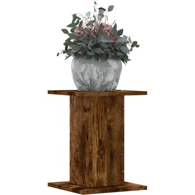 vidaXL Pflanzenständer 2 Stk. Räuchereiche 30x30x40 cm Holzwerkstoff - Braun vidaXL Pflanzenständer 2 Stk. Räuchereiche 30x30x40 cm Holzwerkstoff - Braun