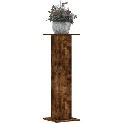 vidaXL Pflanzenständer 2 Stk. Räuchereiche 30x30x95 cm Holzwerkstoff - Braun vidaXL Pflanzenständer 2 Stk. Räuchereiche 30x30x95 cm Holzwerkstoff - Braun