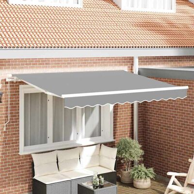 vidaXL Markisenrahmen Weiß 2,5 x 2 m Metall - Weiß vidaXL Markisenrahmen Weiß 2,5 x 2 m Metall - Weiß
