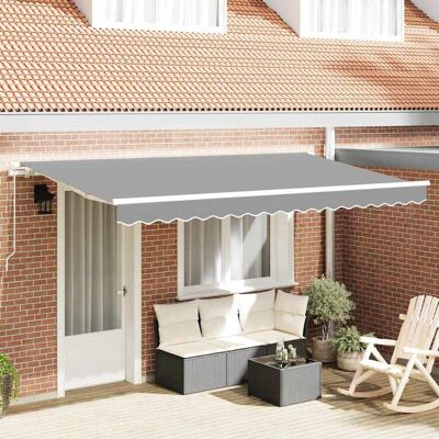 vidaXL Markisenrahmen Weiß 4 x 2 m Metall - Weiß vidaXL Markisenrahmen Weiß 4 x 2 m Metall - Weiß