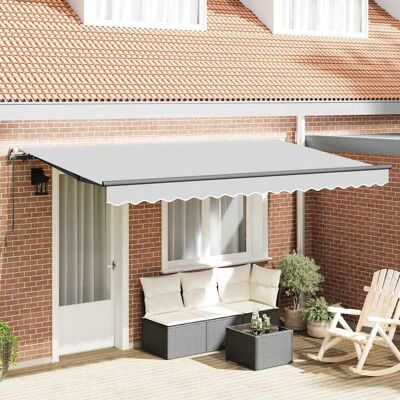 vidaXL Markisenrahmen Anthrazit 4 x 2 m Metall - Anthrazit vidaXL Markisenrahmen Anthrazit 4 x 2 m Metall - Anthrazit