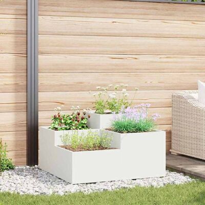 vidaXL Gartenpflanzer Weiß - Pflanzer vidaXL Gartenpflanzer Weiß - Pflanzer