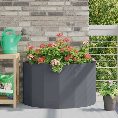 vidaXL Pflanzkübel Anthrazit 90 x 45 x 50 cm Stahl - Anthrazit vidaXL Pflanzkübel Anthrazit 90 x 45 x 50 cm Stahl - Anthrazit