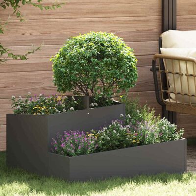 Vidaxl Moderner Rechteckiger Metall-Blumenkübel Vidaxl Moderner Rechteckiger Metall-Blumenkübel