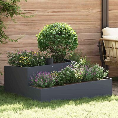 VidaXL Metall Rechteckiger Garten Blumentopf VidaXL Metall Rechteckiger Garten Blumentopf
