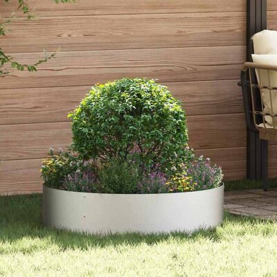 vidaXL Pflanzenring 5 Stk. Silber 80 x 80 x 20 cm Edelstahl - Silber vidaXL Pflanzenring 5 Stk. Silber 80 x 80 x 20 cm Edelstahl - Silber