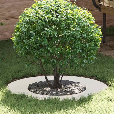 vidaXL geeignet für flachen Baumring Weiß Ø40 / 70 cm Stahl - Weiß vidaXL geeignet für flachen Baumring Weiß Ø40 / 70 cm Stahl - Weiß