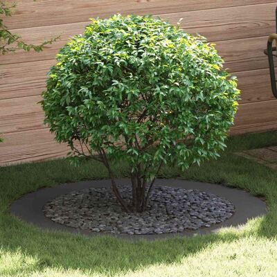 vidaXL geeignet für flache Baumringe 5 pcs Schwarz Ø90 / 120 cm Stahl - Schwarz vidaXL geeignet für flache Baumringe 5 pcs Schwarz Ø90 / 120 cm Stahl - Schwarz