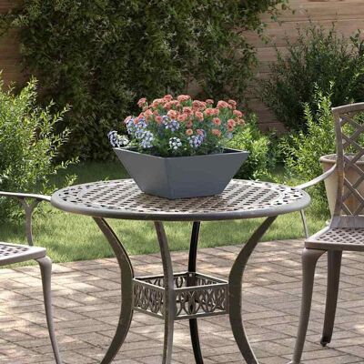 vidaXL Garten-Pflanzgefäß Anthrazit 35 x 35 x 15 cm - Anthrazit vidaXL Garten-Pflanzgefäß Anthrazit 35 x 35 x 15 cm - Anthrazit