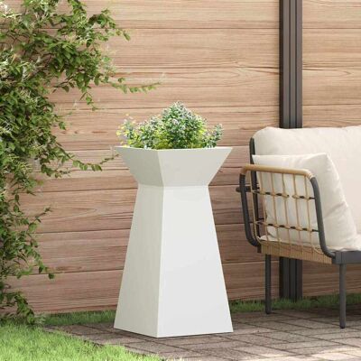 vidaXL Säulen Pflanzer Weiß 35 x 35 x 73 cm - Weiß vidaXL Säulen Pflanzer Weiß 35 x 35 x 73 cm - Weiß