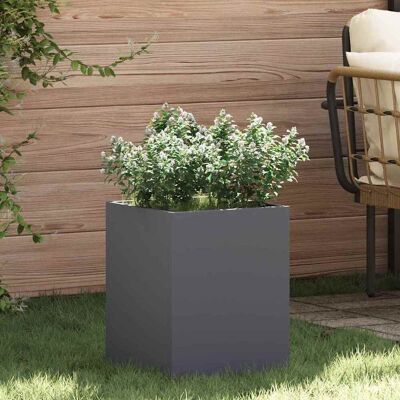 vidaXL Garten-Pflanzgefäß Anthrazit 32 x 32 x 40 cm - Anthrazit vidaXL Garten-Pflanzgefäß Anthrazit 32 x 32 x 40 cm - Anthrazit