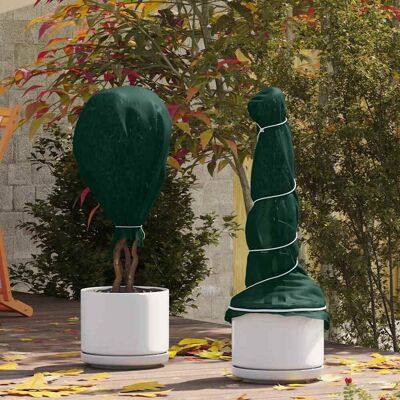 vidaXL Frostschutz-Pflanzen-Vlies Grün 20 x 1,6 m Vliesstoff - Grün vidaXL Frostschutz-Pflanzen-Vlies Grün 20 x 1,6 m Vliesstoff - Grün