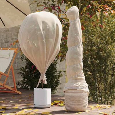 vidaXL Frostschutz-Pflanzen-Vlies Beige 20 x 3,2 m Vliesstoff - Beige vidaXL Frostschutz-Pflanzen-Vlies Beige 20 x 3,2 m Vliesstoff - Beige