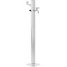 vidaXL Garten-Wassersäule Aluminium 95 cm - Silber