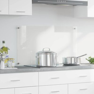 vidaXL Küchenrückwand Transparent 90 x 50 cm Gehärtetes Glas - Transparent vidaXL Küchenrückwand Transparent 90 x 50 cm Gehärtetes Glas - Transparent