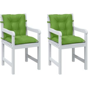 vidaXL Niedriglehner-Auflagen 2 Stk. Melange Grün 100x50x7 cm Stoff - Grün vidaXL Niedriglehner-Auflagen 2 Stk. Melange Grün 100x50x7 cm Stoff - Grün