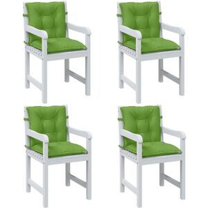 vidaXL Niedriglehner-Auflagen 4 Stk. Melange Grün 100x50x7 cm Stoff - Grün vidaXL Niedriglehner-Auflagen 4 Stk. Melange Grün 100x50x7 cm Stoff - Grün