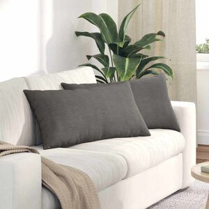 vidaXL Sofakissen 2 pcs Hellgrau 80 x 40 cm Cordstoff - Hellgrau vidaXL Sofakissen 2 pcs Hellgrau 80 x 40 cm Cordstoff - Hellgrau