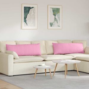 vidaXL Sofakissen 2 pcs Rosa 120 x 40 cm Stoff - Rosa vidaXL Sofakissen 2 pcs Rosa 120 x 40 cm Stoff - Rosa