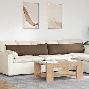 vidaXL Sofakissen 2 pcs Braun 145 x 40 cm Stoff - Braun vidaXL Sofakissen 2 pcs Braun 145 x 40 cm Stoff - Braun