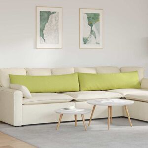 vidaXL Sofakissen 2 pcs Hellgrün 145 x 40 cm Stoff - Grün vidaXL Sofakissen 2 pcs Hellgrün 145 x 40 cm Stoff - Grün