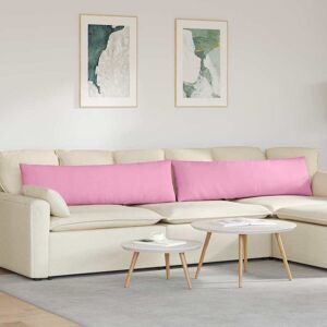 vidaXL Sofakissen 2 pcs Rosa 145 x 40 cm Stoff - Rosa vidaXL Sofakissen 2 pcs Rosa 145 x 40 cm Stoff - Rosa