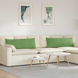 vidaXL Sofakissen 2 pcs Hellgrün 120 x 40 cm Cordstoff - Grün vidaXL Sofakissen 2 pcs Hellgrün 120 x 40 cm Cordstoff - Grün