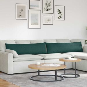 vidaXL Sofakissen 2 pcs Dunkelgrün 145 x 40 cm Stoff - Grün vidaXL Sofakissen 2 pcs Dunkelgrün 145 x 40 cm Stoff - Grün