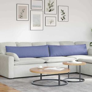 vidaXL Sofakissen 2 pcs Jeans blau 145 x 40 cm Stoff - Blau vidaXL Sofakissen 2 pcs Jeans blau 145 x 40 cm Stoff - Blau