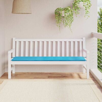 vidaXL Bankpolster Uni Türkis 150 x 50 x 3 cm Oxford-Stoff - Türkis vidaXL Bankpolster Uni Türkis 150 x 50 x 3 cm Oxford-Stoff - Türkis