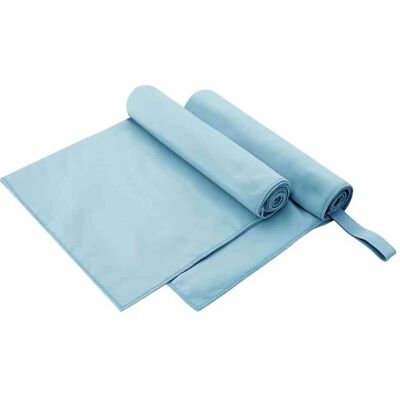 vidaXL Sporthandtücher 2 pcs Blau 100 x 50 cm Polyester und Polyamid - Blau vidaXL Sporthandtücher 2 pcs Blau 100 x 50 cm Polyester und Polyamid - Blau