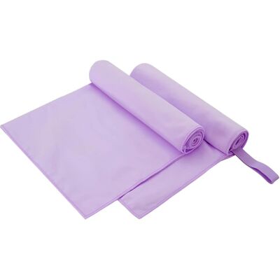 vidaXL Sporthandtücher 2 pcs Lila 100 x 50 cm Polyester und Polyamid - Lila vidaXL Sporthandtücher 2 pcs Lila 100 x 50 cm Polyester und Polyamid - Lila