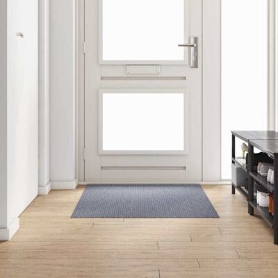 vidaXL Teppichläufer Hellgrau 100 x 150 cm Stoff - Hellgrau vidaXL Teppichläufer Hellgrau 100 x 150 cm Stoff - Hellgrau