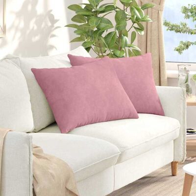 vidaXL Sofakissen 2 pcs Rosa 70 x 50 cm Cordstoff - Rosa vidaXL Sofakissen 2 pcs Rosa 70 x 50 cm Cordstoff - Rosa