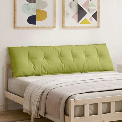vidaXL Rücken Kissen Hellgrün 180 x 19 x 50 cm Stoff - Grün vidaXL Rücken Kissen Hellgrün 180 x 19 x 50 cm Stoff - Grün