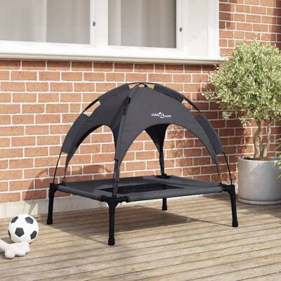 vidaXL Hundebett Schwarz 76 x 62 x 70,5 cm Stahl - Schwarz vidaXL Hundebett Schwarz 76 x 62 x 70,5 cm Stahl - Schwarz
