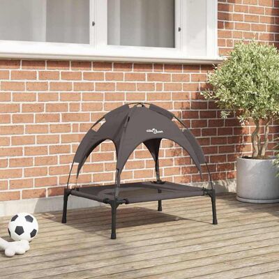 vidaXL Hundebett Braun 62 x 48 x 61 cm Stahl - Braun vidaXL Hundebett Braun 62 x 48 x 61 cm Stahl - Braun