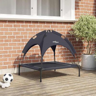 vidaXL Hundebett Schwarz 71 x 64 x 71 cm Stahl - Schwarz vidaXL Hundebett Schwarz 71 x 64 x 71 cm Stahl - Schwarz