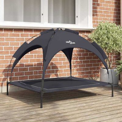 vidaXL Hundebett Schwarz 104 x 86 x 84,5 cm Stahl - Schwarz vidaXL Hundebett Schwarz 104 x 86 x 84,5 cm Stahl - Schwarz