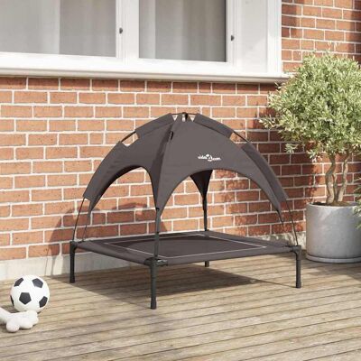 vidaXL Hundebett Braun 71 x 64 x 71 cm Stahl - Braun vidaXL Hundebett Braun 71 x 64 x 71 cm Stahl - Braun