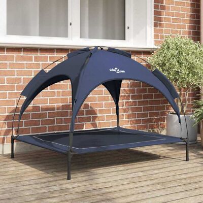 vidaXL Hundebett Marineblau 104 x 86 x 84,5 cm Stahl - Blau vidaXL Hundebett Marineblau 104 x 86 x 84,5 cm Stahl - Blau