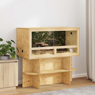 vidaXL Terrarium Braun 100 x 50 x 100 cm OSB - Braun vidaXL Terrarium Braun 100 x 50 x 100 cm OSB - Braun