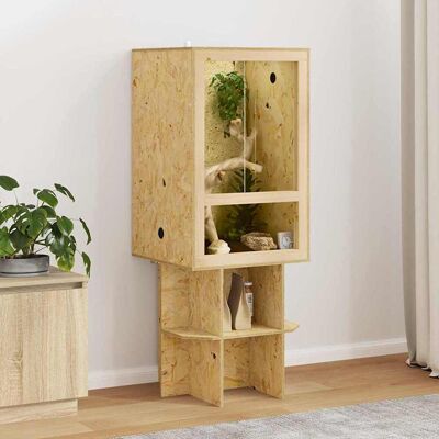 vidaXL Terrarium Braun 50 x 50 x 130 cm OSB - Braun vidaXL Terrarium Braun 50 x 50 x 130 cm OSB - Braun